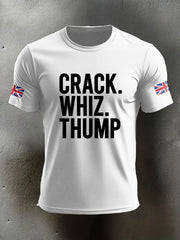 Men's Crack Whiz Thump Veteran Printed T-shirt vetvanguards