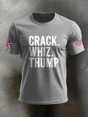 Men's Crack Whiz Thump Veteran Printed T-shirt vetvanguards
