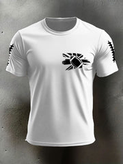 Men's UK Flag Football Printed T-shirt vetvanguards