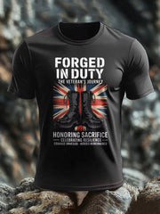Men's British short sleeves t-shirt vetvanguards