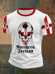 Men's Northern Ireland Football Print T-Shirt vetvanguards