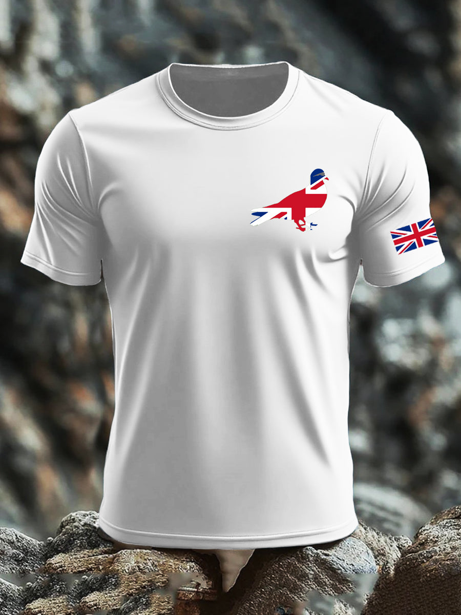 Men's UK Flag Printed T-shirt vetvanguards
