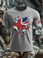Men's UK Flag Printed T-shirt vetvanguards