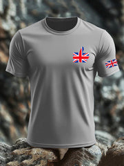 Men's UK Flag Printed T-shirt vetvanguards