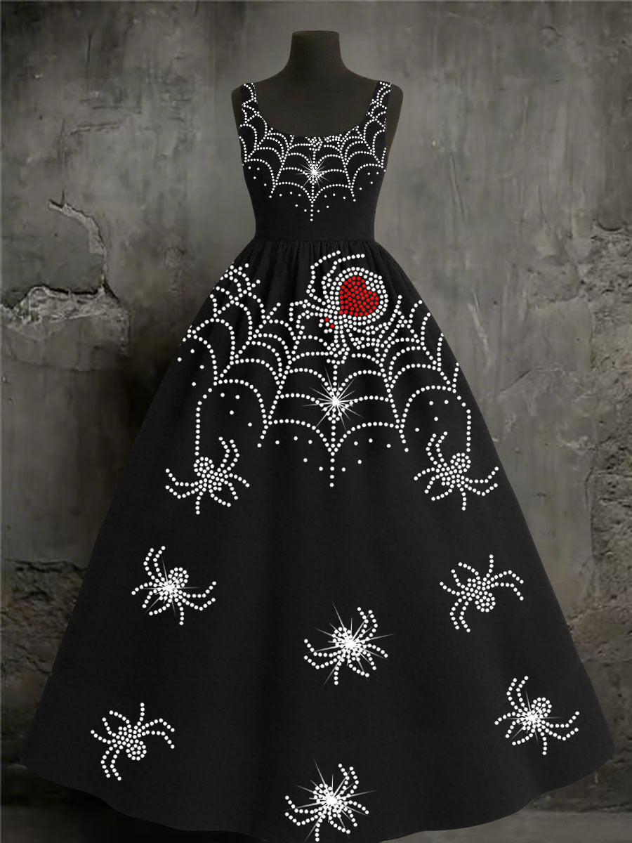 Women's Halloween Spider Dress vetvanguards