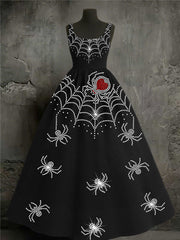 Women's Halloween Spider Dress vetvanguards