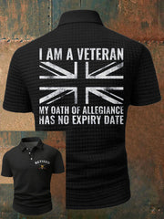 Men's UK veteran My Oath of Allrgience Has No Expiry Date Printed Casual Tops vetvanguards