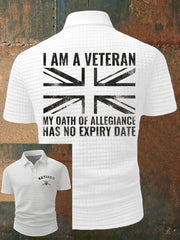 Men's UK veteran My Oath of Allrgience Has No Expiry Date Printed Casual Tops vetvanguards