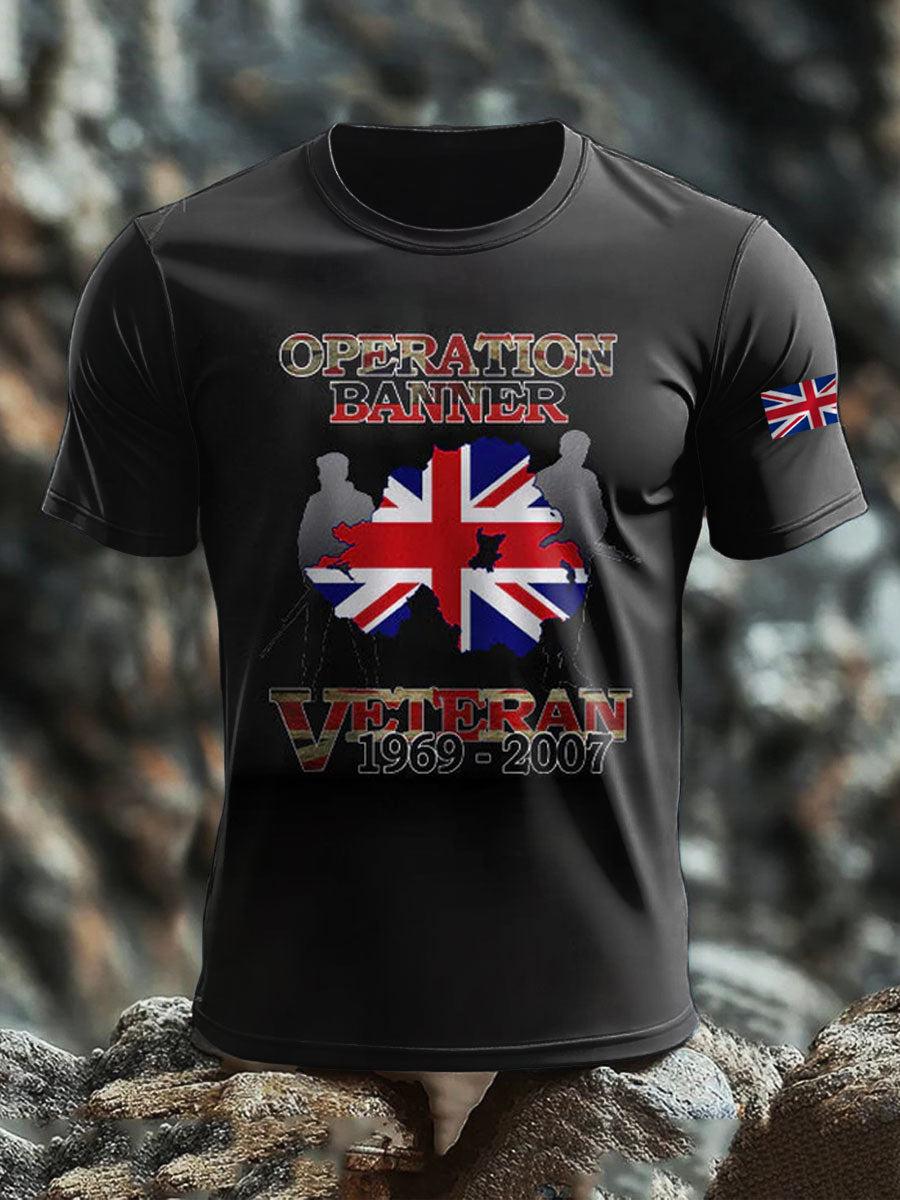 Men's British Veteran short sleeves t-shirt vetvanguards