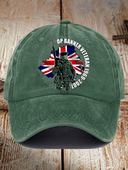 Unisex British Veteran Design Print Hat vetvanguards