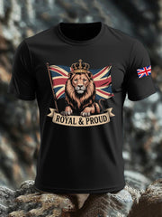 Men's UK Flag Printed T-shirt vetvanguards