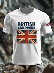 Men's UK Flag Printed T-shirt vetvanguards