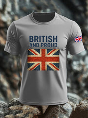 Men's UK Flag Printed T-shirt vetvanguards