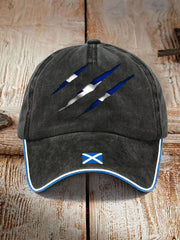 Unisex Scotland Flag Proud The Brave Printed Hat vetvanguards