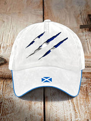 Unisex Scotland Flag Proud The Brave Printed Hat vetvanguards
