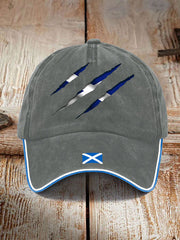 Unisex Scotland Flag Proud The Brave Printed Hat vetvanguards