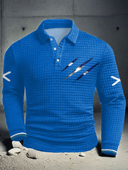 Men's Scotland Flag Proud The Brave Printed Casual Tops vetvanguards