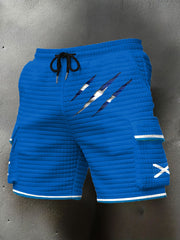 Men's Scotland Flag Proud The Brave Printed Shorts vetvanguards