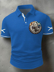 Men's Scotland Flag Proud The Brave Printed Casual Tops vetvanguards