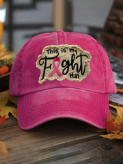 This Is My Fight Hat Casual Unisex Hat vetvanguards