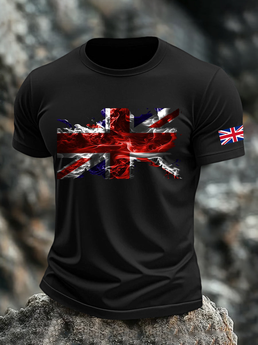 Men's UK Flag Printed T-shirt vetvanguards