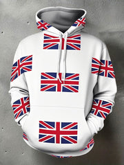 Men's UK Flag Print Casual Hoodie vetvanguards