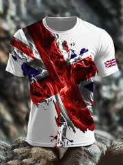 Men's UK Flag Printed T-shirt vetvanguards