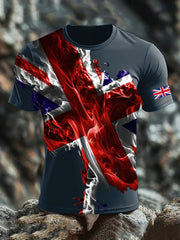 Men's UK Flag Printed T-shirt vetvanguards