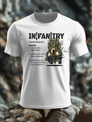Men's British Veteran imitation cotton short-sleeved T-shirt vetvanguards