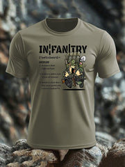 Men's British Veteran imitation cotton short-sleeved T-shirt vetvanguards
