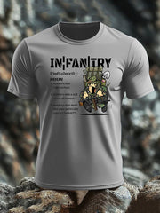 Men's British Veteran imitation cotton short-sleeved T-shirt vetvanguards