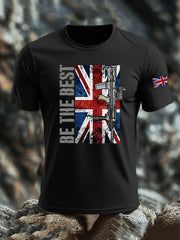 Men's British Veteran imitation cotton short-sleeved T-shirt vetvanguards
