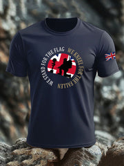 Men's British Veteran imitation cotton short-sleeved T-shirt vetvanguards