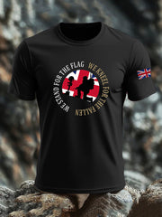 Men's British Veteran imitation cotton short-sleeved T-shirt vetvanguards
