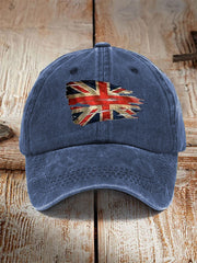 Unisex UK Flag Print Hat vetvanguards