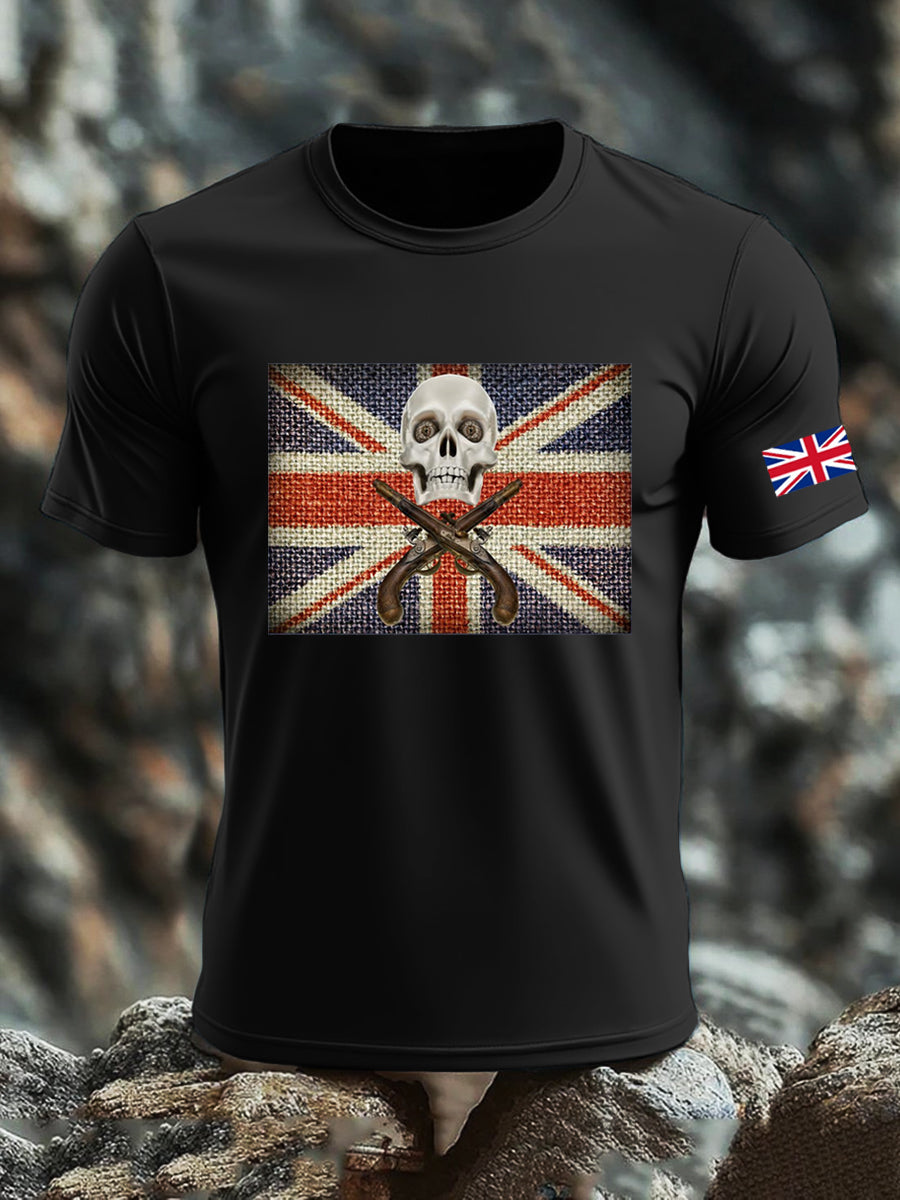 Men's UK Flag Printed T-shirt vetvanguards