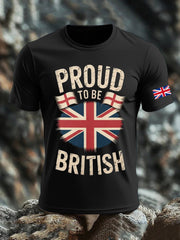 Men's UK Flag Printed T-shirt vetvanguards