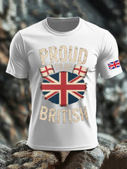 Men's UK Flag Printed T-shirt vetvanguards