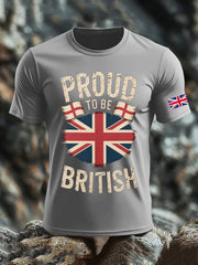 Men's UK Flag Printed T-shirt vetvanguards