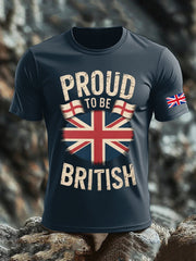 Men's UK Flag Printed T-shirt vetvanguards
