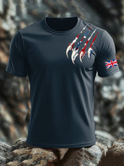 Men's UK Flag Printed T-shirt vetvanguards