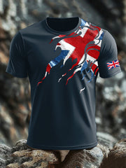 Men's UK Flag Printed T-shirt vetvanguards