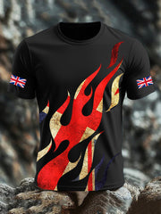 Men's UK Flag Printed T-shirt vetvanguards
