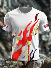 Men's UK Flag Printed T-shirt vetvanguards