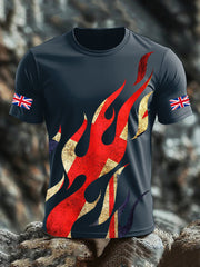 Men's UK Flag Printed T-shirt vetvanguards
