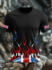Men's UK Flag Printed T-shirt vetvanguards