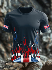 Men's UK Flag Printed T-shirt vetvanguards