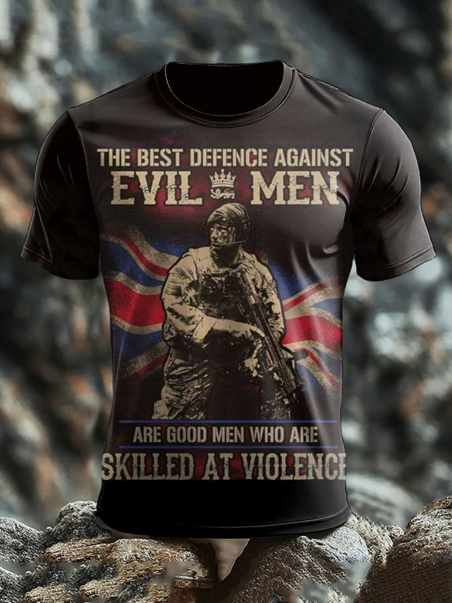 Men's British Veteran short sleeves T-shirt vetvanguards