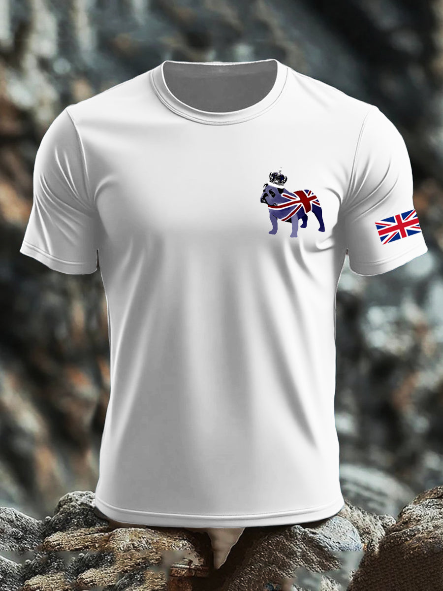 Men's UK Flag Printed T-shirt vetvanguards