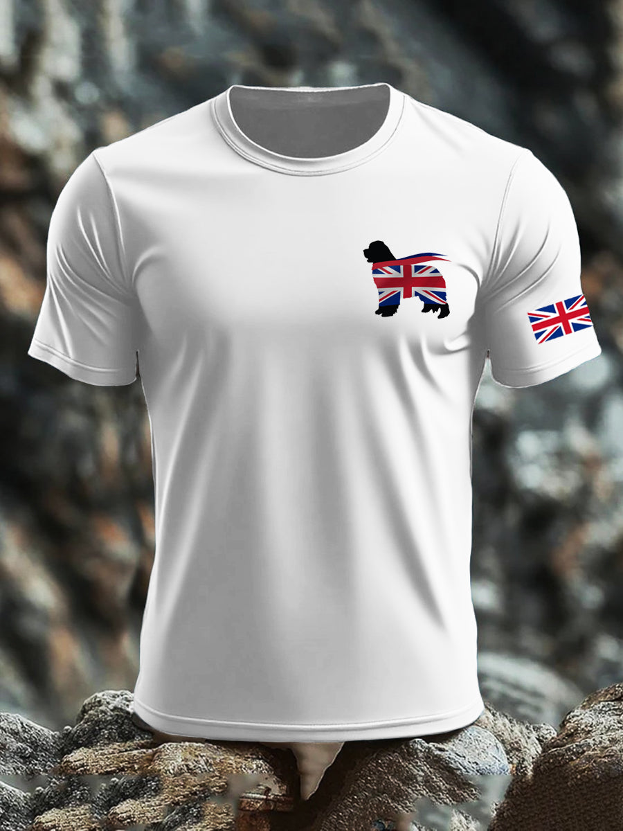 Men's UK Flag Printed T-shirt vetvanguards